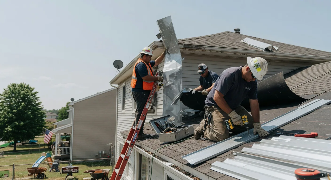 Storm Damage Metal Roof Repair in Rio Medina, TX
